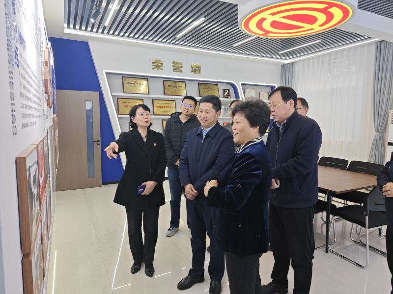 69xx自拍2025年05月09日上午 安阳市人大常委会副主任、市总工会党组书记、主席夏军一行莅临华阳电磁铁参观调研；对公司2023年全国五一劳动奖章获得者汪利娜慰问，并听取劳模工作室相关情况汇报
